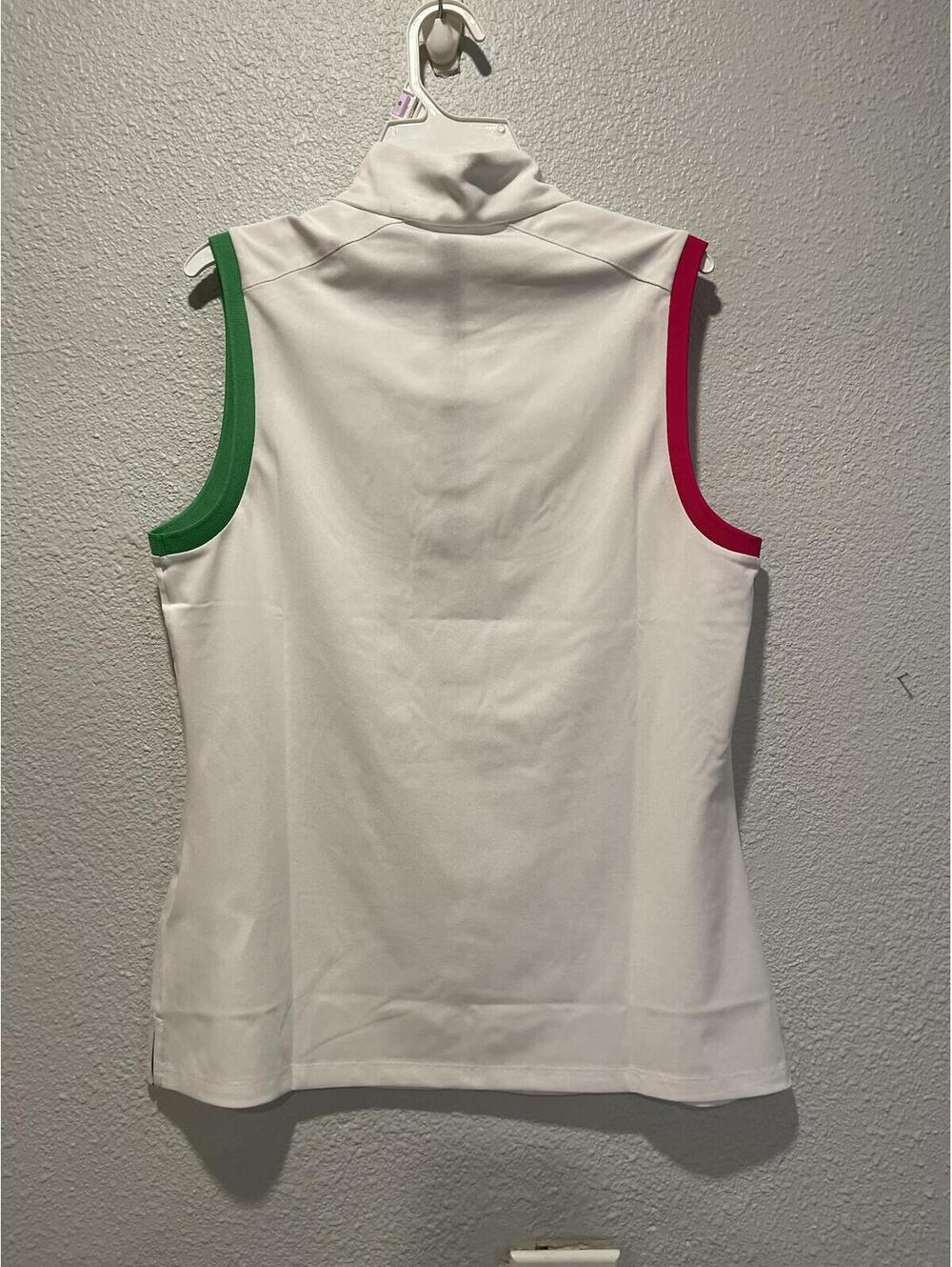 RLX Ralph Lauren Women's Golf Sleeveless Polo Shirt Size M - Picture 2 of 3
